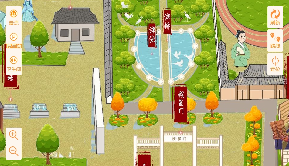 蓬莱手绘地图景区语音讲解导览系统：智慧景区建设的基石